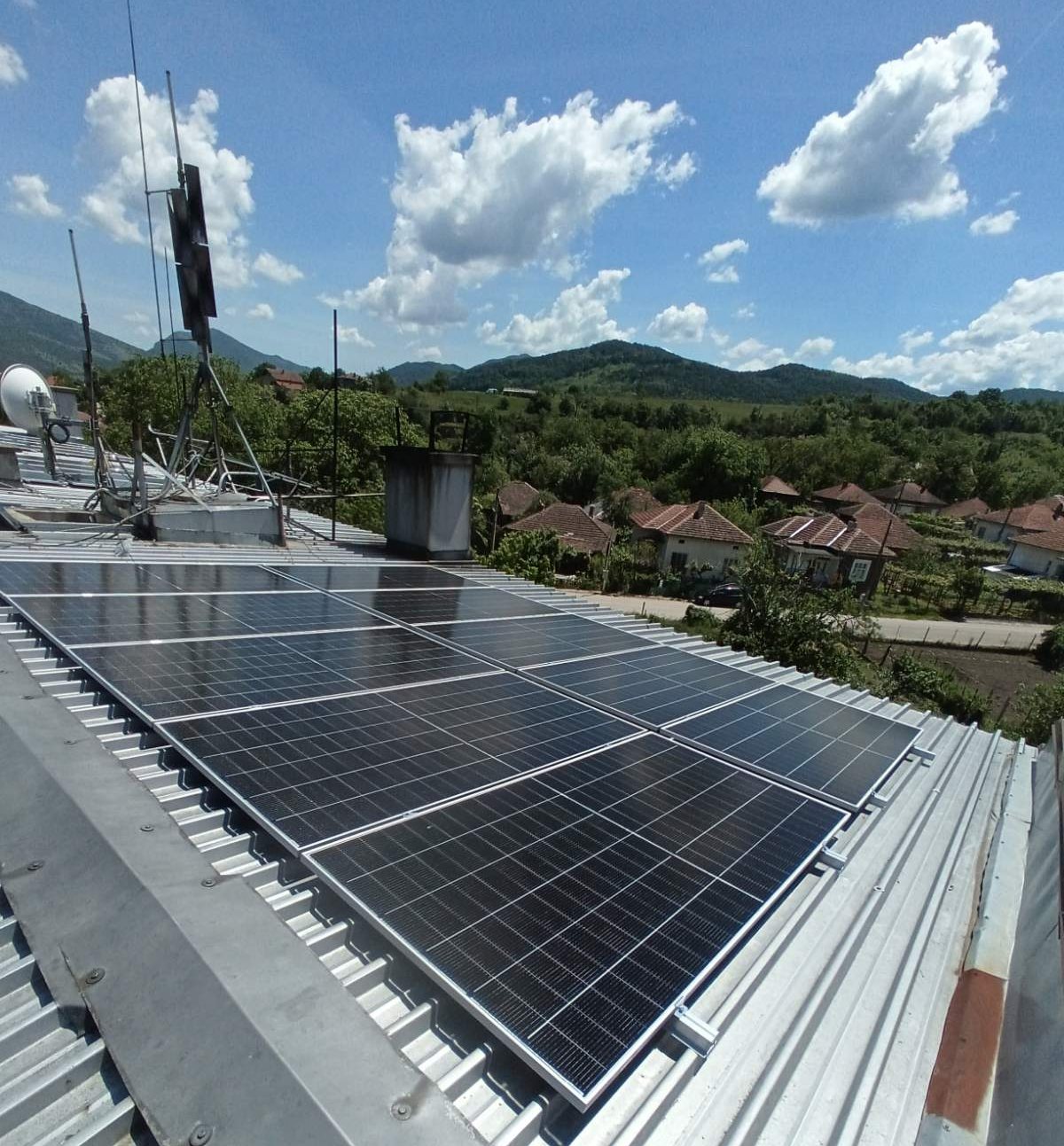 Solar system 15.3 kWp — Rooftop photovoltaic power plant – Chuprene municipality, the village of Chuprene, Vidin (photo 2)