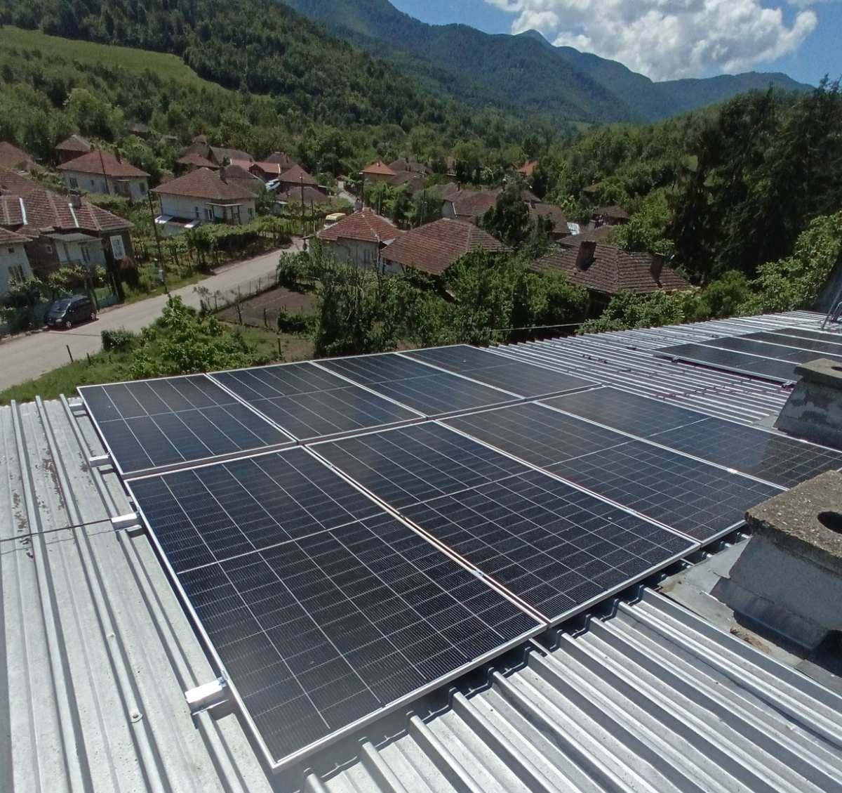 Solar system 15.3 kWp — Rooftop photovoltaic power plant – Chuprene municipality, the village of Chuprene, Vidin (photo 3)