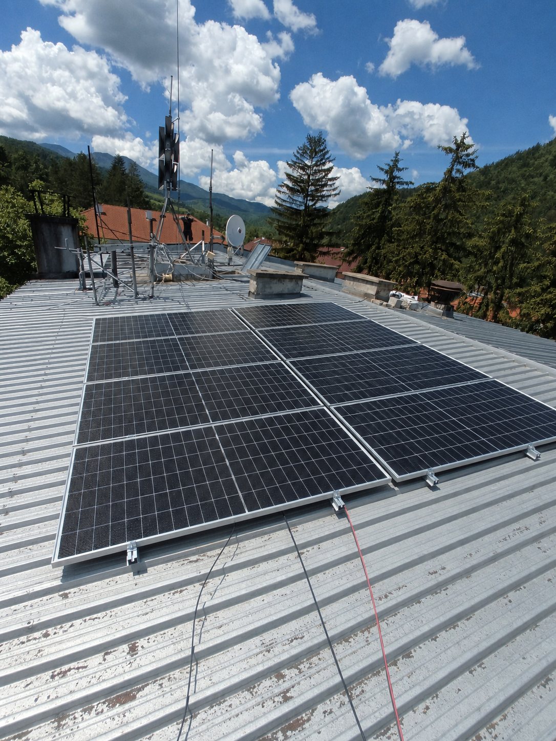Solar system 15.3 kWp — Rooftop photovoltaic power plant – Chuprene municipality, the village of Chuprene, Vidin (photo 6)