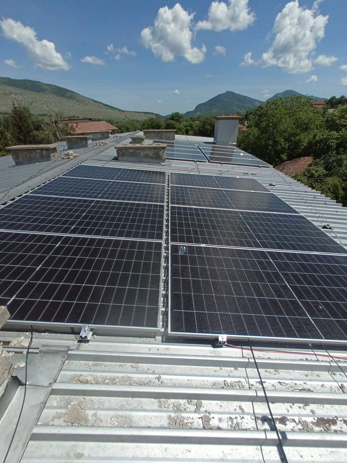Solar system 15.3 kWp — Rooftop photovoltaic power plant – Chuprene municipality, the village of Chuprene, Vidin (photo 4)