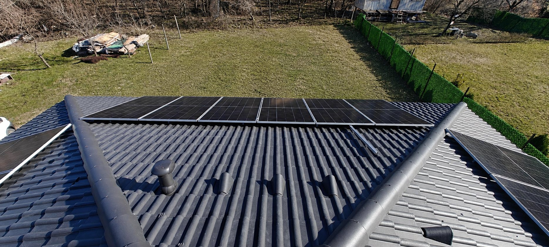 Solar system 10.4 kWp — Hybrid Photovoltaic System with a Battery for a Single-Family Home, Manastirski Rid area, Varna (photo 2)